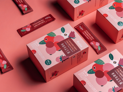 露奇亚蔓越莓益生菌包装设计